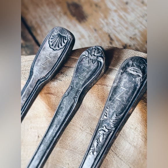 Serving pieces Three Piece Vintage Monogram Z - Picture 7 of 9